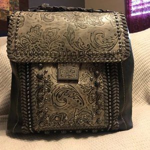 Montana West Embossed BackPack Purse